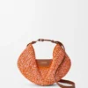 Bolso loewe Swing mediano de rafia y piel de becerro Bolso loewe Swing mediano de rafia y piel de becerro