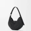 Bolso loewe Swing mediano de rafia y piel de becerro Bolso loewe Swing mediano de rafia y piel de becerro
