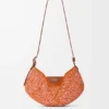 Bolso loewe Swing mediano de rafia y piel de becerro Bolso loewe Swing mediano de rafia y piel de becerro