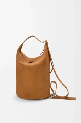 Bolso «Loop» de piel de becerro en gamuza