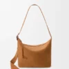 Bolso Loop Hobo mediano en piel de becerro de gamuza Bolso Loop Hobo mediano en piel de becerro de gamuza