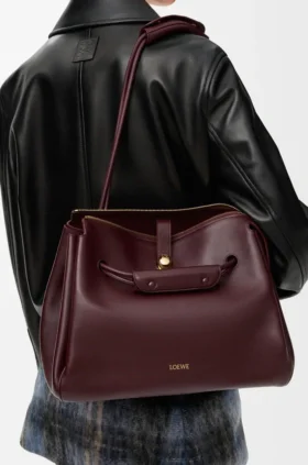 Bolso Madrid grande en piel de becerro flexible