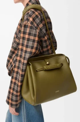 Bolso Madrid grande en piel de becerro flexible