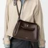 Bolso Madrid mediano en piel de becerro flexible Bolso Madrid mediano en piel de becerro flexible
