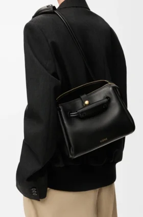Bolso Madrid pequeño en piel de becerro flexible