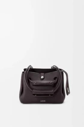 Bolso Madrid pequeño en piel de becerro granulada y flexible