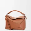 Bolso mediano «Puzzle Edge» en piel de becerro clásica Bolso mediano «Puzzle Edge» en piel de becerro clásica