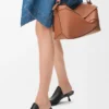 Bolso mediano «Puzzle Edge» en piel de becerro clásica Bolso mediano «Puzzle Edge» en piel de becerro clásica