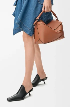 Bolso mediano «Puzzle Edge» en piel de becerro clásica
