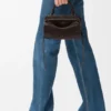 Bolso Mini Amazona 180 en gamuza Bolso Mini Amazona 180 en gamuza