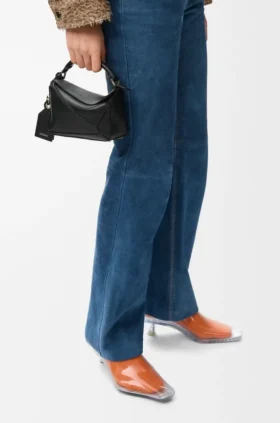 Bolso Mini Featherlight Puzzle en piel de cordero napa