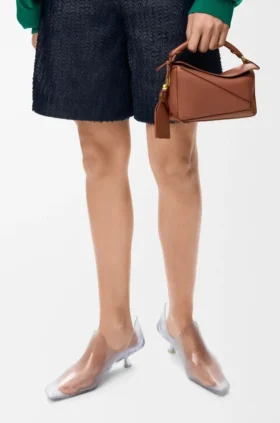 Bolso Mini Featherlight Puzzle en piel de cordero napa