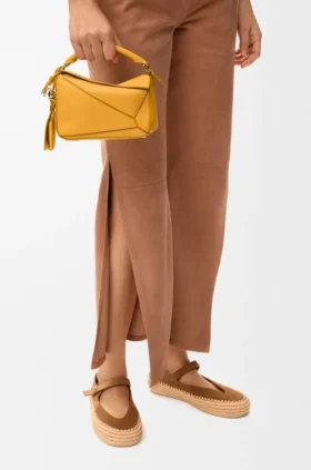 Bolso Mini Featherlight Puzzle en piel de cordero napa