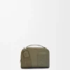 Bolso mini para cámara de uso cruzado en piel de becerro satinada Bolso mini para cámara de uso cruzado en piel de becerro satinada