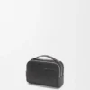 Bolso mini para cámara de uso cruzado en piel de becerro satinada Bolso mini para cámara de uso cruzado en piel de becerro satinada