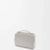 Bolso mini para cámara de uso cruzado en piel de becerro satinada Bolso mini para cámara de uso cruzado en piel de becerro satinada