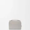 Bolso mini para cámara de uso cruzado en piel de becerro satinada Bolso mini para cámara de uso cruzado en piel de becerro satinada