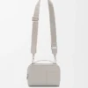 Bolso mini para cámara de uso cruzado en piel de becerro satinada Bolso mini para cámara de uso cruzado en piel de becerro satinada