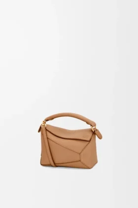 Bolso Mini Puzzle Edge en piel de becerro de grano suave
