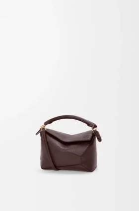 Bolso Mini Puzzle Edge en piel de becerro de grano suave
