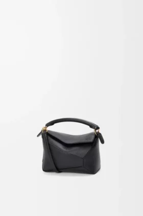 Bolso Mini Puzzle Edge en piel de becerro de grano suave