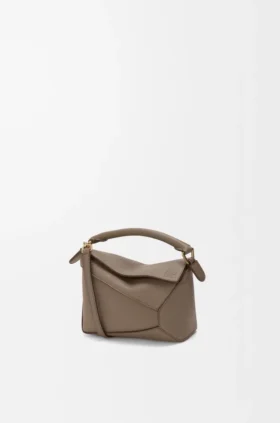 Bolso Mini Puzzle Edge en piel de becerro de grano suave