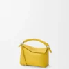 Bolso Mini Puzzle Edge en piel de becerro de grano suave