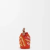 Bolso Mini Puzzle Edge en rafia y piel de becerro
