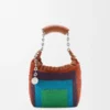 Bolso mini «Squeeze» de cuero con cuentas Bolso mini «Squeeze» de cuero con cuentas