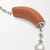 Bolso mini «Squeeze» de cuero con cuentas Bolso mini «Squeeze» de cuero con cuentas