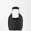 Bolso mini «Squeeze» de cuero con cuentas Bolso mini «Squeeze» de cuero con cuentas