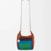 Bolso mini «Squeeze» de cuero con cuentas Bolso mini «Squeeze» de cuero con cuentas