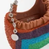 Bolso mini «Squeeze» de cuero con cuentas Bolso mini «Squeeze» de cuero con cuentas
