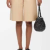 Bolso Nest Basket pequeño en piel de becerro Bolso Nest Basket pequeño en piel de becerro