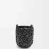 Bolso Nest Basket pequeño en piel de becerro Bolso Nest Basket pequeño en piel de becerro
