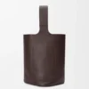 Bolso Pebble Bucket grande en piel de becerro granulada y flexible Bolso Pebble Bucket grande en piel de becerro granulada y flexible