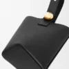 Bolso Pebble Bucket Mini en piel de becerro lisa