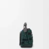 Bolso pequeño «Futurist Cat» Puzzle en tejido de punto bordado y piel de becerro clásica Bolso pequeño «Futurist Cat» Puzzle en tejido de punto bordado y piel de becerro clásica