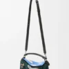 Bolso pequeño «Futurist Cat» Puzzle en tejido de punto bordado y piel de becerro clásica Bolso pequeño «Futurist Cat» Puzzle en tejido de punto bordado y piel de becerro clásica