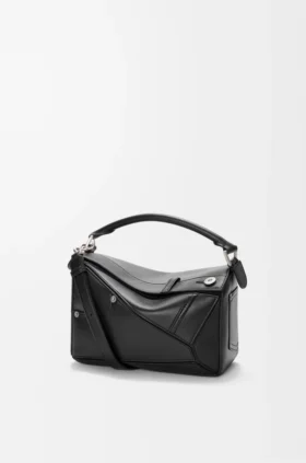 Bolso pequeño Panta Puzzle en piel de becerro brillante