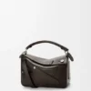 Bolso pequeño Panta Puzzle en piel de becerro brillante Bolso pequeño Panta Puzzle en piel de becerro brillante