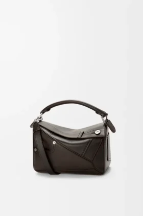 Bolso pequeño Panta Puzzle en piel de becerro brillante
