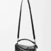 Bolso pequeño Panta Puzzle en piel de becerro brillante Bolso pequeño Panta Puzzle en piel de becerro brillante
