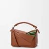 Bolso pequeño «Puzzle» en capas de piel de becerro clásica Bolso pequeño «Puzzle» en capas de piel de becerro clásica