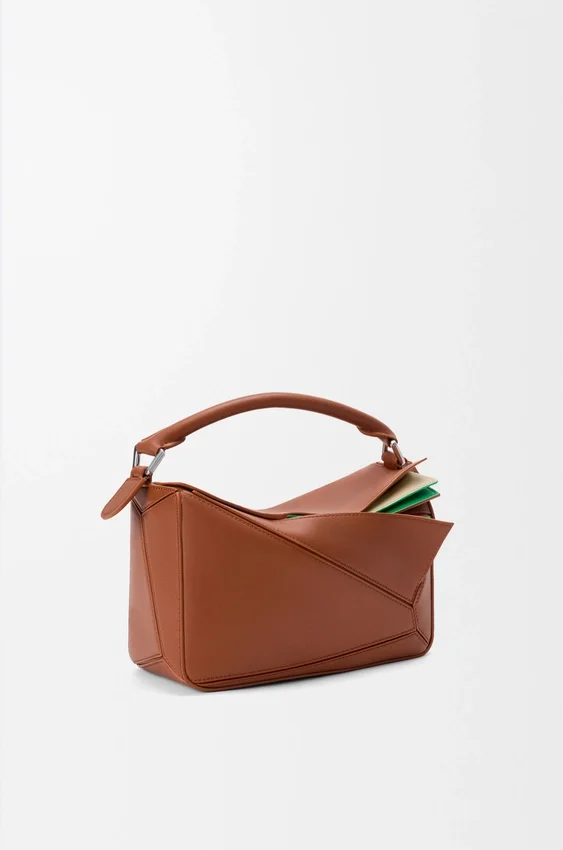 Bolso pequeño «Puzzle» en capas de piel de becerro clásica Bolso pequeño «Puzzle» en capas de piel de becerro clásica
