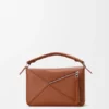Bolso pequeño «Puzzle» en capas de piel de becerro clásica Bolso pequeño «Puzzle» en capas de piel de becerro clásica