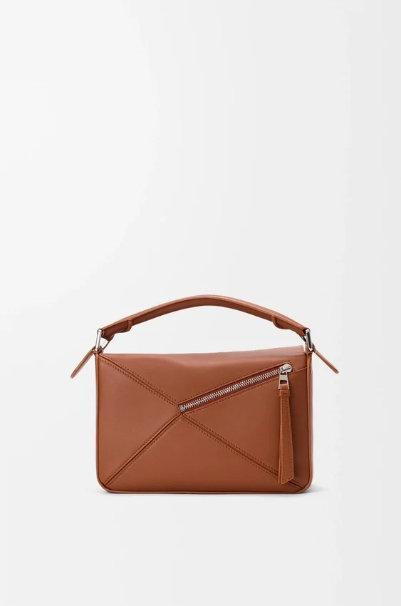 Bolso pequeño «Puzzle» en capas de piel de becerro clásica Bolso pequeño «Puzzle» en capas de piel de becerro clásica