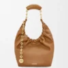 Bolso pequeño «Squeeze» en piel de cordero napa suave