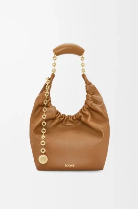 Bolso pequeño «Squeeze» en piel de cordero napa suave