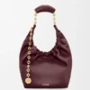 Bolso pequeño «Squeeze» en piel de cordero napa suave